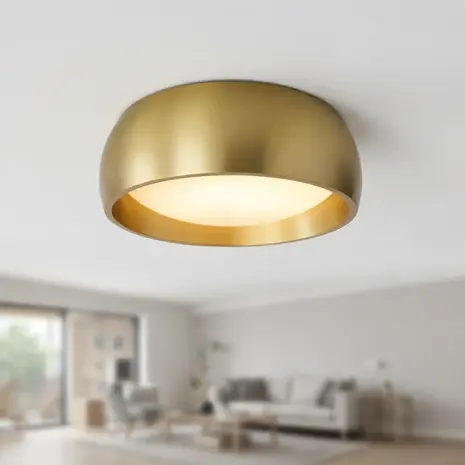 Artdelight Deckenleuchte Montana Ø 15 cm, Gold