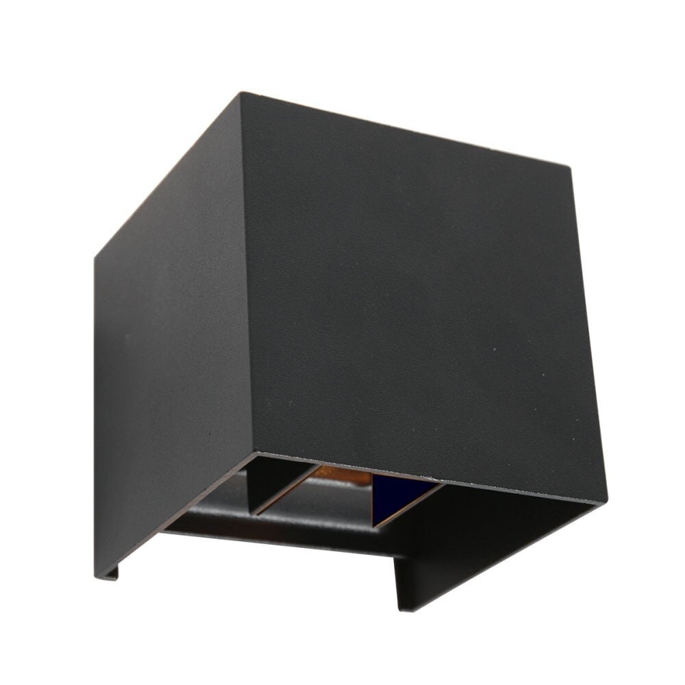 Steinhauer Außenleuchte Boxx inkl. LED 2-Licht Tag-Nacht-Sensor schwarz