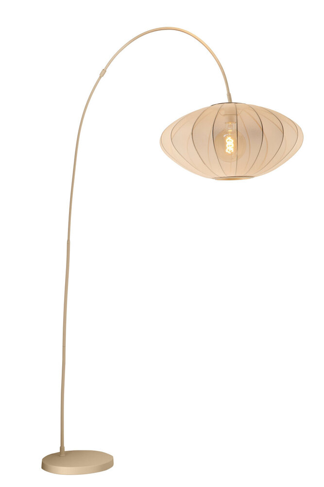 Lucide CORINA – Bogenlampe – 1xE27 – Beige Lucide CORINA – Bogenlampe – 1xE27 – Beige