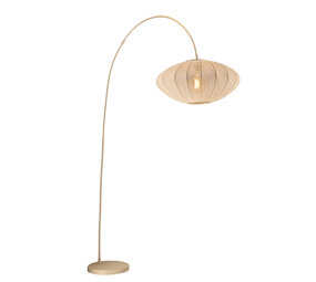 CORINA – Bogenlampe – 1xE27 – Beige
