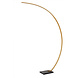 CURVE – Bogenlampe – LED, dimmbar – 1×15 W, 2700 K – Mattgold / Messing
