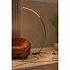 Lucide CURVE – Bogenlampe – LED, dimmbar – 1×15 W, 2700 K – Mattgold / Messing