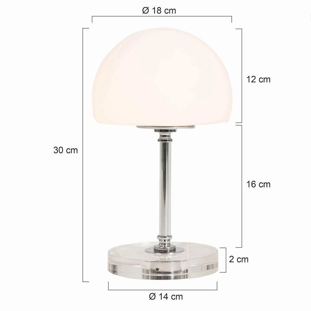 Steinhauer Tischleuchte ancilla LED 7933ch Chrom