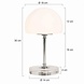 Steinhauer Tischleuchte ancilla LED 7933ch Chrom