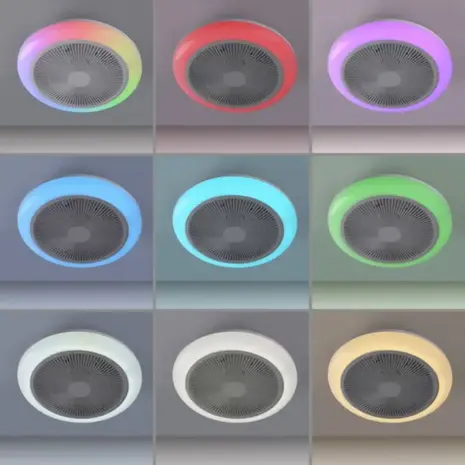 Paul Neuhaus Deckenventilator Corpi Ø 50 cm RGB weiß  - Copy