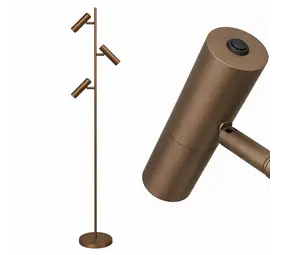 Freelight Stehlampe Undici, 3-flammig, H 165 cm, bronze-gold