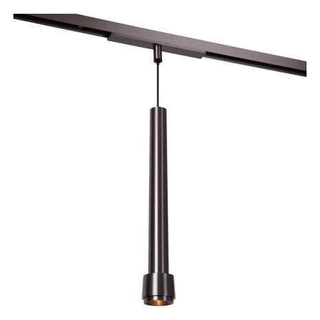 Lucide Premium LINIAL TUBIZ Hängeleuchte – 1-Phasen-Schienensystem / Smart-Schienenbeleuchtung – Smart – 48-V-Schiene – 1xLED – Mattschwarz-Chrom