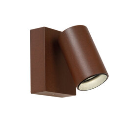 Lucide EMERIC – Wandstrahler / Wandleuchte für den Innen- und Außenbereich – LED – CCT – 1×9 W 2700 K/4000 K – IP65 – Rostbraun | Essential Lucide EMERIC – Wandstrahler / Wandleuchte für den Innen- und Außenbereich – LED – CCT – 1×9 W 2700 K/4000 K – IP65 – Rostbraun | Essential
