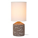 Lucide FRAN – Tischleuchte – Ø 13 cm – 1xE14 – Taupe | Essential Lucide FRAN – Tischleuchte – Ø 13 cm – 1xE14 – Taupe | Essential
