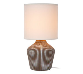 Lucide FILIZ – Tischleuchte – Ø 16 cm – 1xE14 – Taupe | Essential Lucide FILIZ – Tischleuchte – Ø 16 cm – 1xE14 – Taupe | Essential