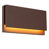 Lucide LOMAR – Wandleuchte für den Innen- und Außenbereich – LED – 1×10 W, 2700 K – IP54 – Rostbraun | Essential Lucide LOMAR – Wandleuchte für den Innen- und Außenbereich – LED – 1×10 W, 2700 K – IP54 – Rostbraun | Essential