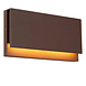 Lucide LOMAR – Wandleuchte für den Innen- und Außenbereich – LED – 1×10 W, 2700 K – IP54 – Rostbraun | Essential