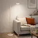 Mexlite Stehlampe Platu, Höhe 132 cm, beige