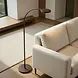 Mexlite Stehleuchte Platu H 132 cm Kakao
