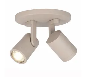 Highlight Spot HALO 2-flammig rund beige