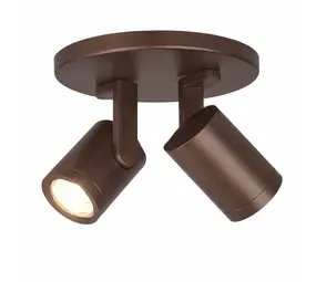 Highlight HALO 2-Licht-Spot, rund, in der Farbe Kakao