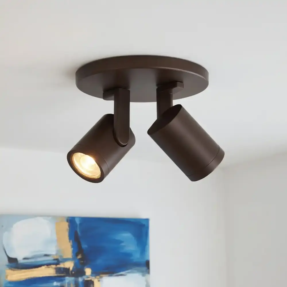 Highlight HALO 2-Licht-Spot, rund, in der Farbe Kakao