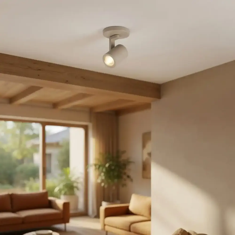 Highlight HALO 1-Flammen-Spot, hellbeige