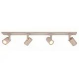 Highlight Spot HALO 4-flammiger Balken L 91 cm beige