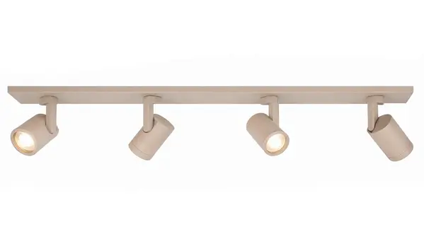 Highlight Spot HALO 4-flammiger Balken L 91 cm beige