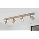 Highlight Spot HALO 4-flammiger Balken L 91 cm beige