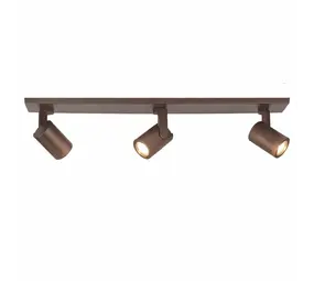 Highlight HALO 3-Licht-Spot, kakaobraun