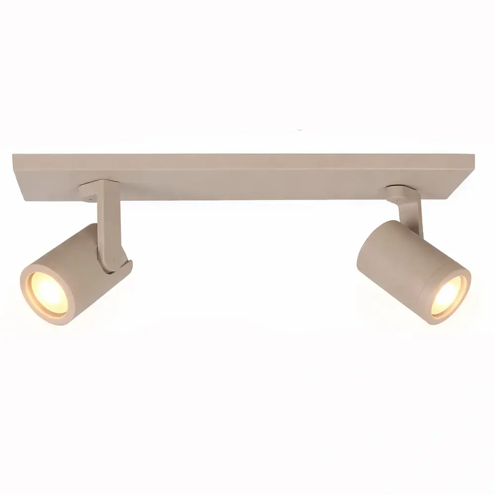 Highlight Spot HALO 2-flammig Balken beige