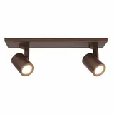 Highlight HALO 2-Licht-Spot, kakaobraun