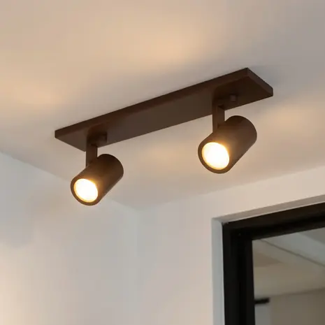 Highlight HALO 2-Licht-Spot, kakaobraun