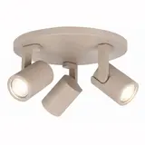 Highlight HALO 3-flammiger Spot, rund, beige