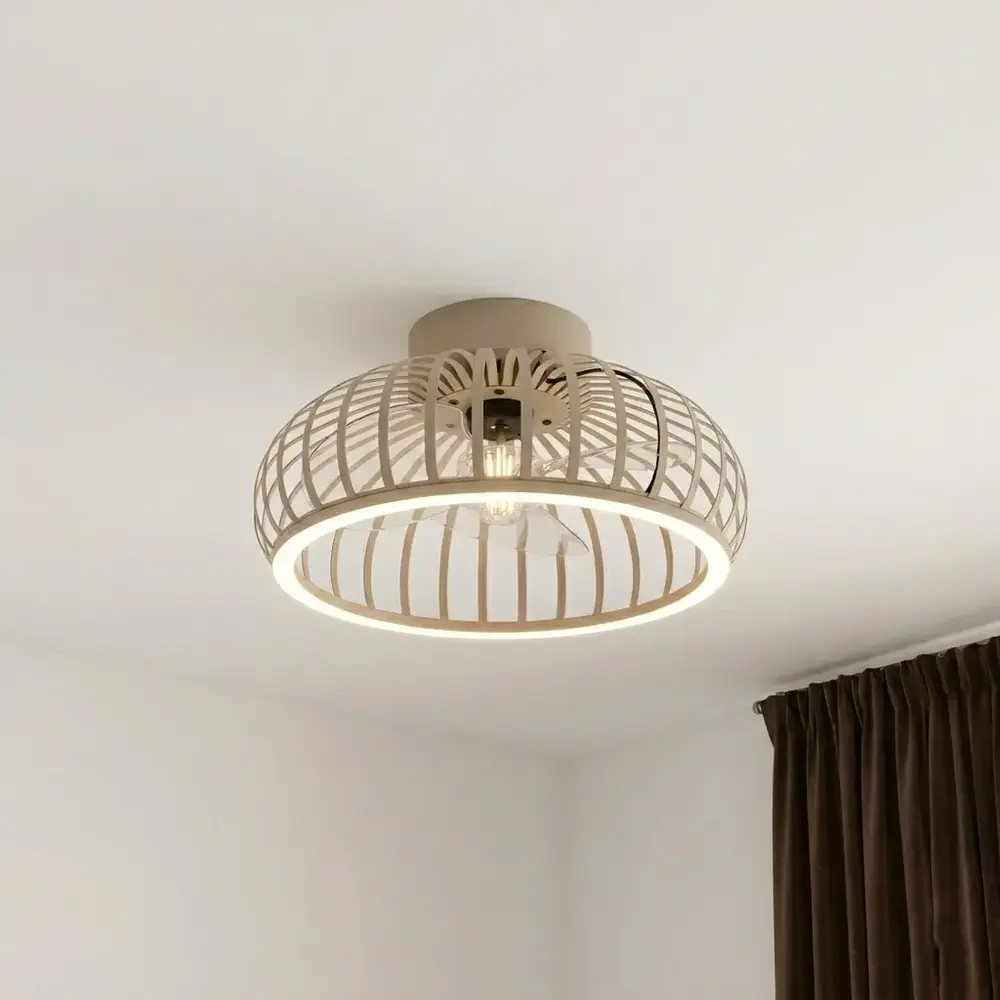 Eglo Deckenventilator Mogano Ø 43 cm, beige