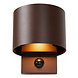 TADZIO - Wandlamp Binnen/Buiten - LED Dimb. - CCT - 1x7W 2700K/4000K - IP65 - Bewegingssensor - Roest bruin | Essential