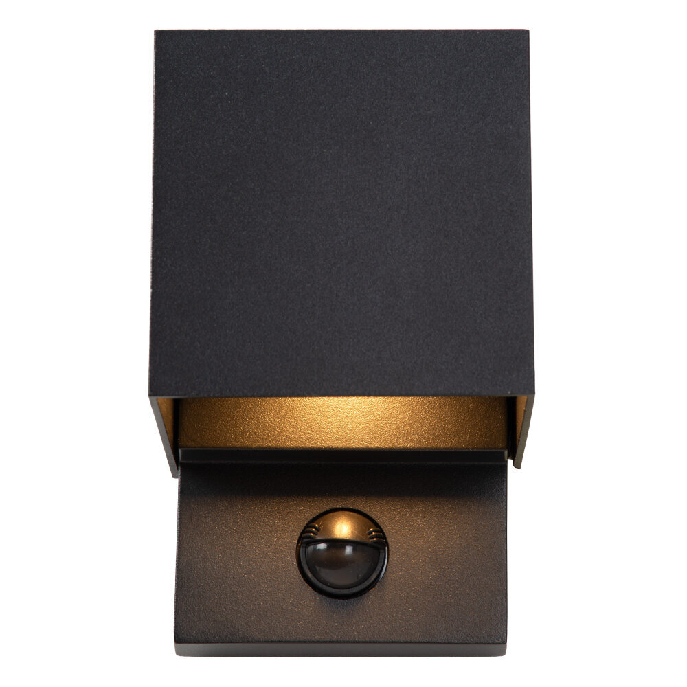 TADZIO - Wandlamp Binnen/Buiten - LED Dimb. - CCT - 1x7W 2700K/4000K - IP65 - Bewegingssensor - Zwart | Essential