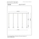 Lucide CALINA – Hängeleuchte – LED, dimmbar – CCT – 5 × 8,2 W, 2200 K/3300 K – Mit austauschbarem LED-Modul – Kaffee | Premium