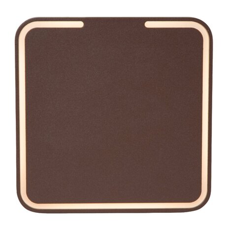 Lucide FINISTER - Wandleuchte Innen/Außen - LED - 1x7W 2700K - IP54 - Rostbraun | Essential