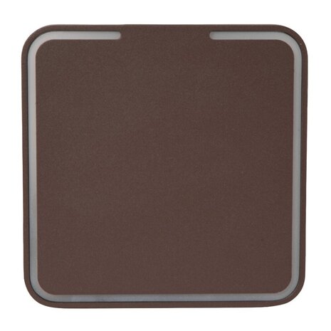 Lucide FINISTER - Wandleuchte Innen/Außen - LED - 1x7W 2700K - IP54 - Rostbraun | Essential