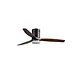 CristalRecord Deckenventilator Nine Ø 132 cm Teak schwarz