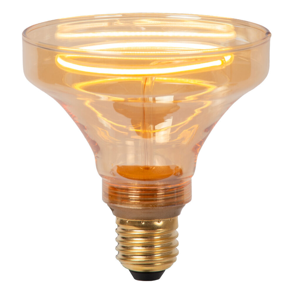 Lucide GO100 - Filamentlampe - Ø 10 cm - LED Dimmb. - E27 - 1x4W 2200K - Amber Lucide GO100 - Filamentlampe - Ø 10 cm - LED Dimmb. - E27 - 1x4W 2200K - Amber