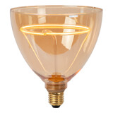 Lucide GO150 - Filamentlampe - Ø 15 cm - LED Dimmb. - E27 - 1x4W 2200K - Amber Lucide GO150 - Filamentlampe - Ø 15 cm - LED Dimmb. - E27 - 1x4W 2200K - Amber