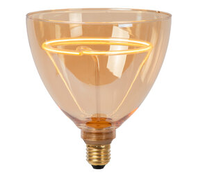 Lucide GO150 - Filamentlampe - Ø 15 cm - LED Dimmb. - E27 - 1x4W 2200K - Amber