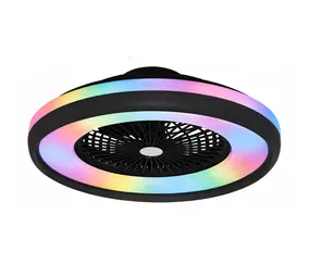 Freelight Deckenventilator Ventola Tuya Ø 60 cm RGB schwarz Freelight Deckenventilator Ventola Tuya Ø 60 cm RGB schwarz