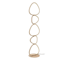 Lucide SAMLING - Stehleuchte - LED Dimmb. - CCT - 1x48W 2700K/4000K - Dim to warm - Taupe | Essential