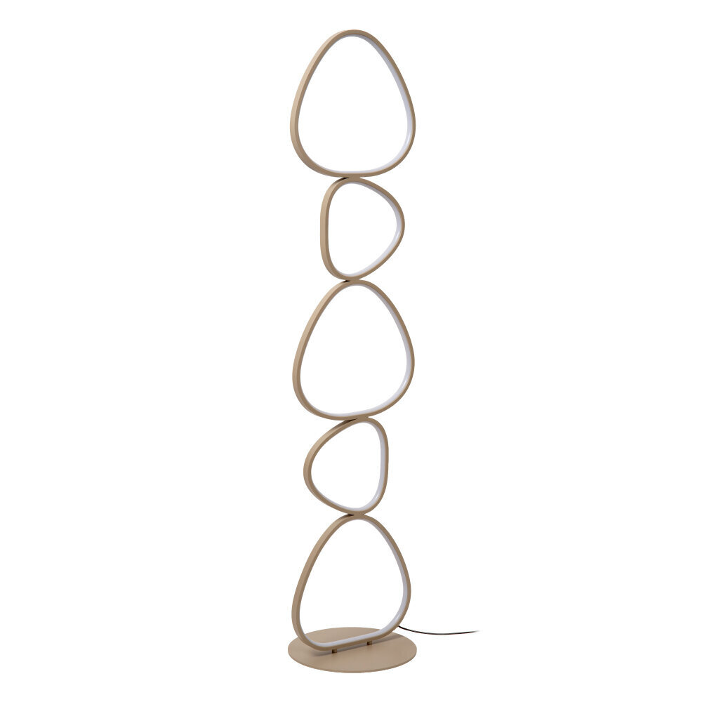 Lucide SAMLING - Stehleuchte - LED Dimmb. - CCT - 1x48W 2700K/4000K - Dim to warm - Taupe | Essential