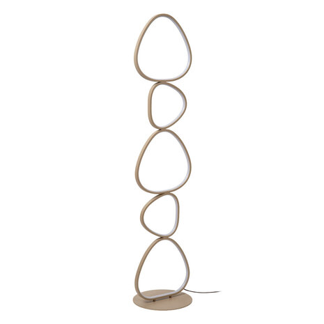Lucide SAMLING - Stehleuchte - LED Dimmb. - CCT - 1x48W 2700K/4000K - Dim to warm - Taupe | Essential