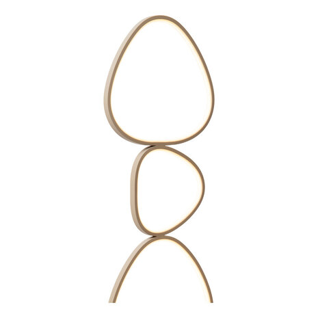Lucide SAMLING - Stehleuchte - LED Dimmb. - CCT - 1x48W 2700K/4000K - Dim to warm - Taupe | Essential