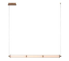 Lucide VALENTINE - Pendelleuchte - LED Dimmb. - CCT - 1x36W 2700K/4000K - Champagnerfarbe | Vibes Lucide VALENTINE - Pendelleuchte - LED Dimmb. - CCT - 1x36W 2700K/4000K - Champagnerfarbe | Vibes