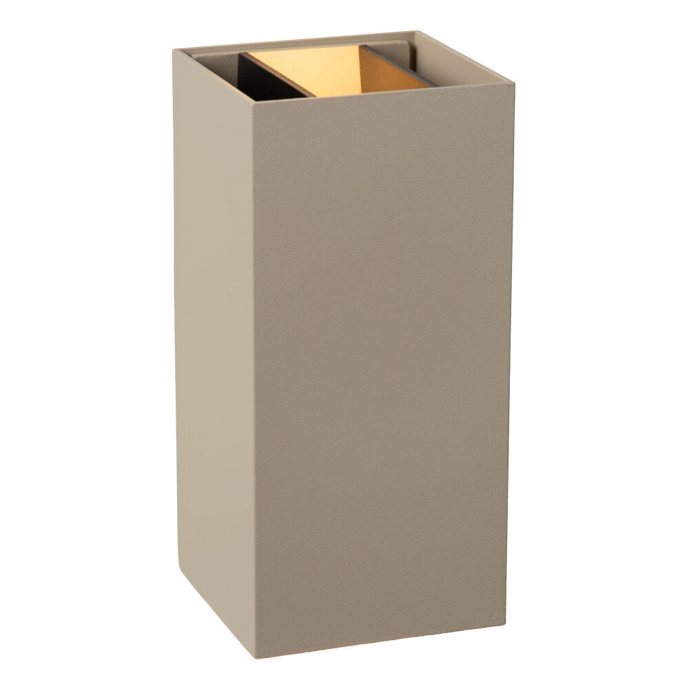 APLIS - Wandspot / Wandlamp Binnen/Buiten - LED - CCT - 2x5W 2700K/4000K - IP65 - Taupe | Essential APLIS - Wandspot / Wandlamp Binnen/Buiten - LED - CCT - 2x5W 2700K/4000K - IP65 - Taupe | Essential