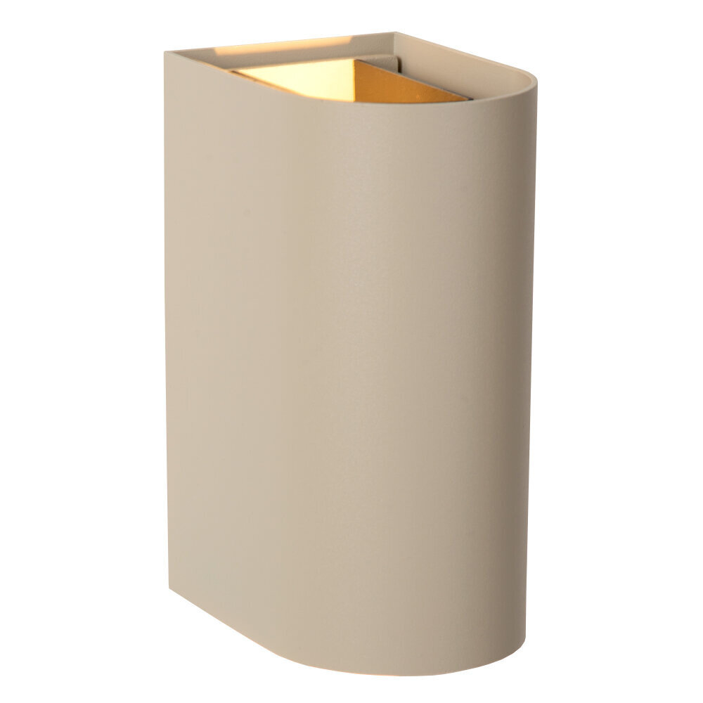 APLIS - Wandspot / Wandlamp Binnen/Buiten - LED - CCT - 2x5W 2700K/4000K - IP65 - Taupe | Essential APLIS - Wandspot / Wandlamp Binnen/Buiten - LED - CCT - 2x5W 2700K/4000K - IP65 - Taupe | Essential