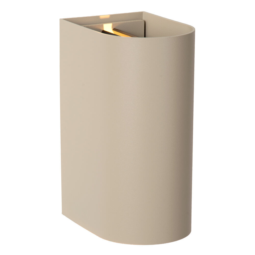 APLIS - Wandspot / Wandlamp Binnen/Buiten - LED - CCT - 2x5W 2700K/4000K - IP65 - Taupe | Essential APLIS - Wandspot / Wandlamp Binnen/Buiten - LED - CCT - 2x5W 2700K/4000K - IP65 - Taupe | Essential
