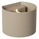 ARMIN - Wandspot / Wandlamp Binnen/Buiten - LED - CCT - 2x3,5W 2700K/4000K - IP54 - Taupe | Essential ARMIN - Wandspot / Wandlamp Binnen/Buiten - LED - CCT - 2x3,5W 2700K/4000K - IP54 - Taupe | Essential